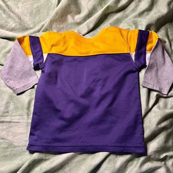 Nike Colorblock Kids LSU Longsleeve Tee - Picture 4 of 4